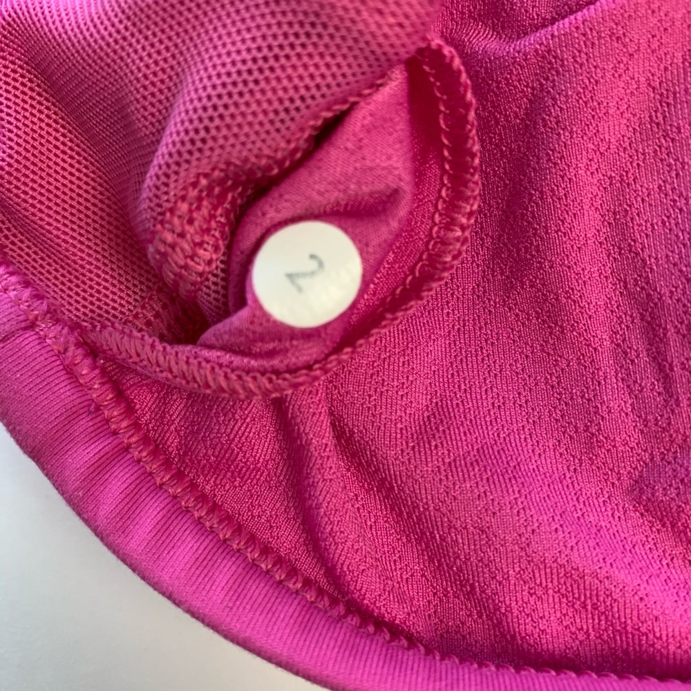 Lululemon Free to Be Wild Sports Bra Fuchsia 2 - Picture 4 of 4